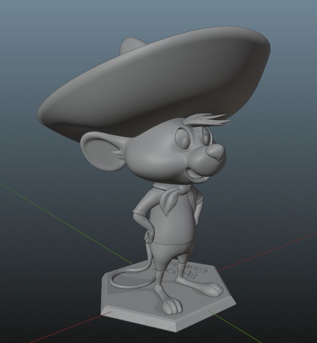 Speedy Gonzales 3D print model_5