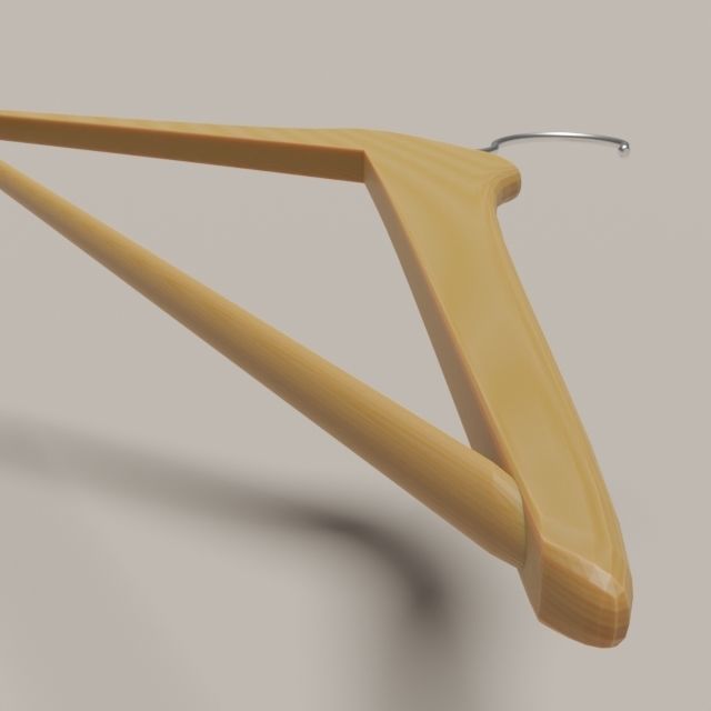 Coat Hanger Free 3D model_3