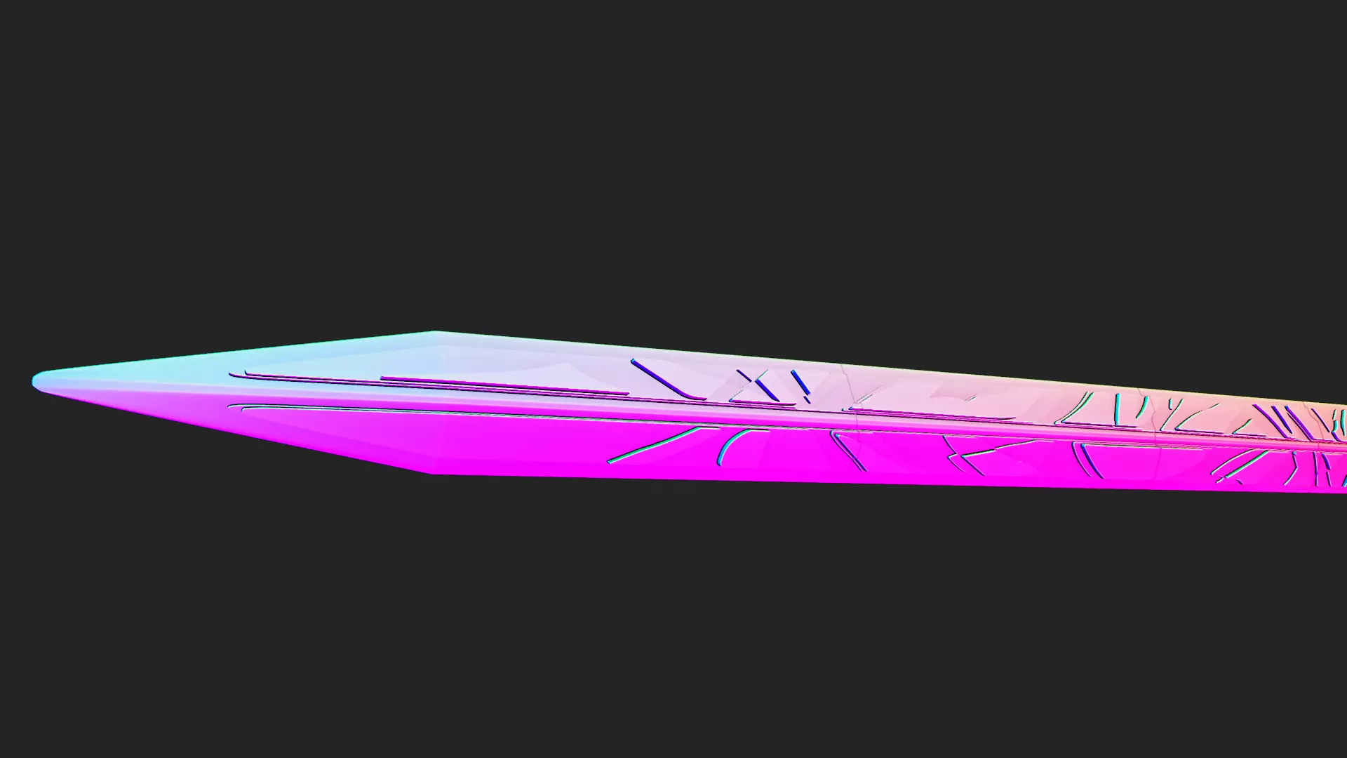 Travelers Original Swords Aether and Lumine Genshin Impact 3D print model_11