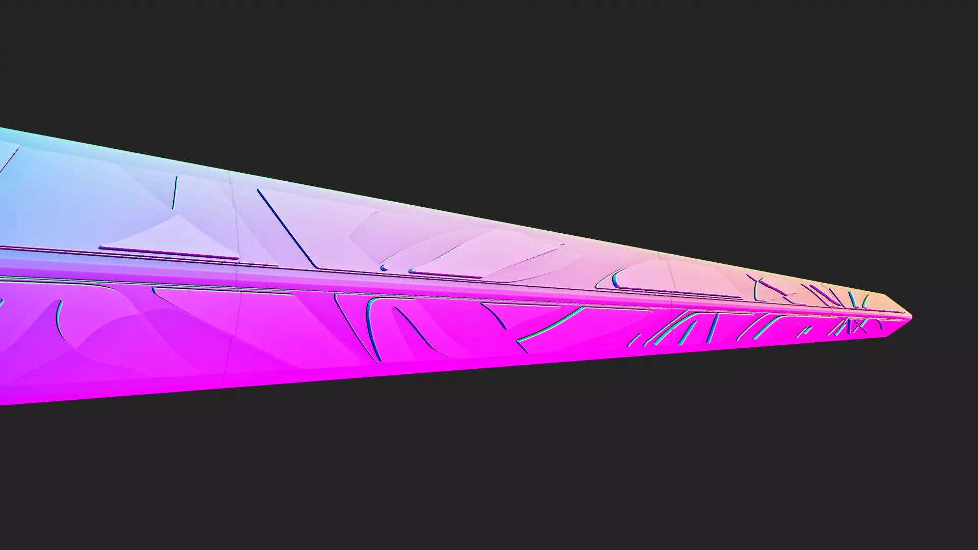 Travelers Original Swords Aether and Lumine Genshin Impact 3D print model_8