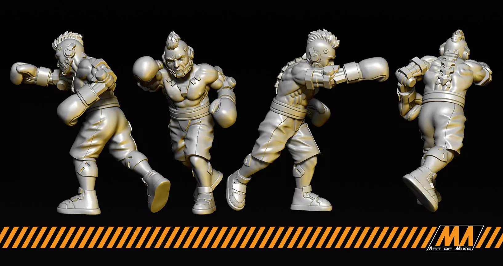 Boxers 3D print model_0