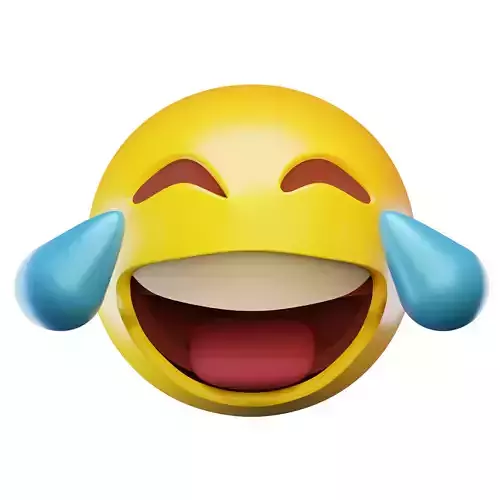 Laugh Till Crying Emoticon