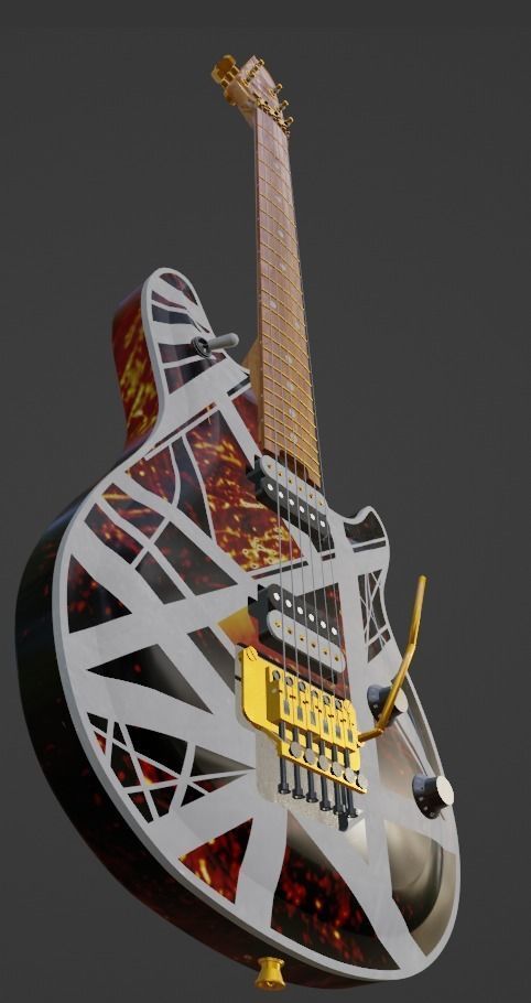 Electric Guitar 3D model_19