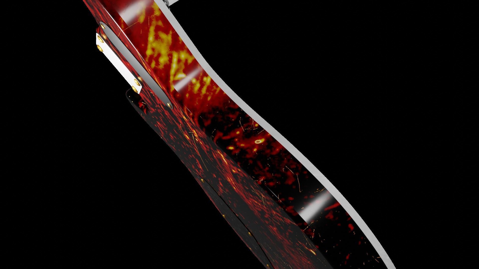 Electric Guitar 3D model_9