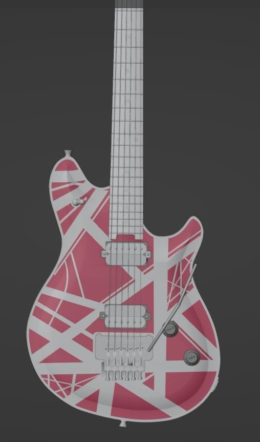 Electric Guitar 3D model_15