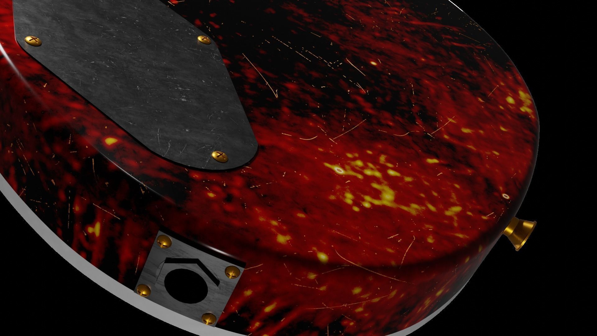 Electric Guitar 3D model_5