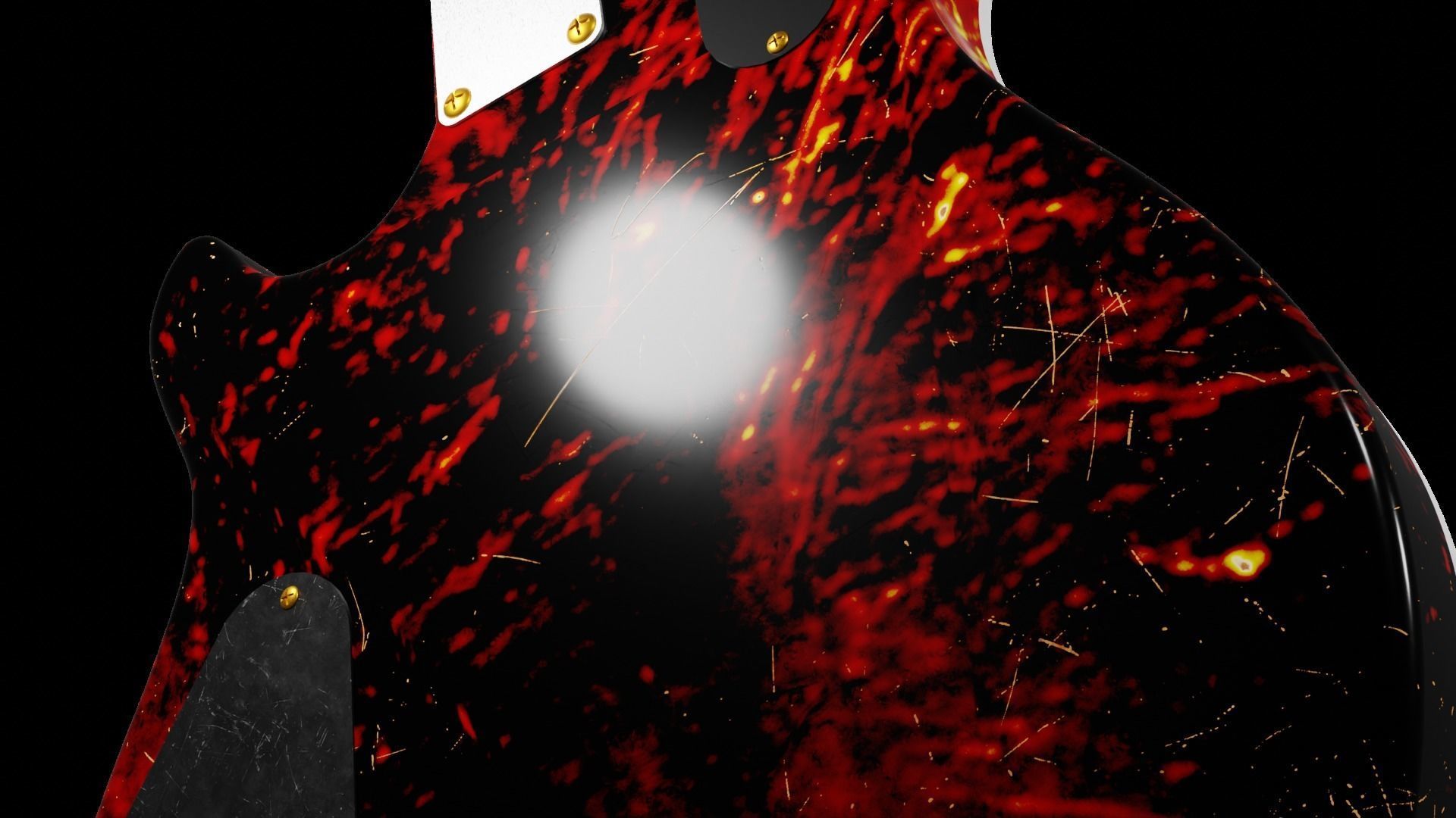 Electric Guitar 3D model_8