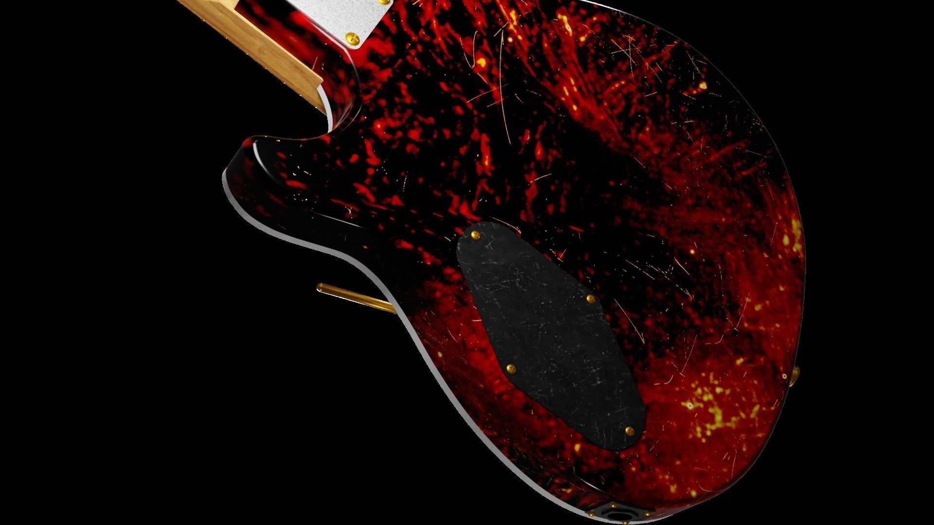 Electric Guitar 3D model_6