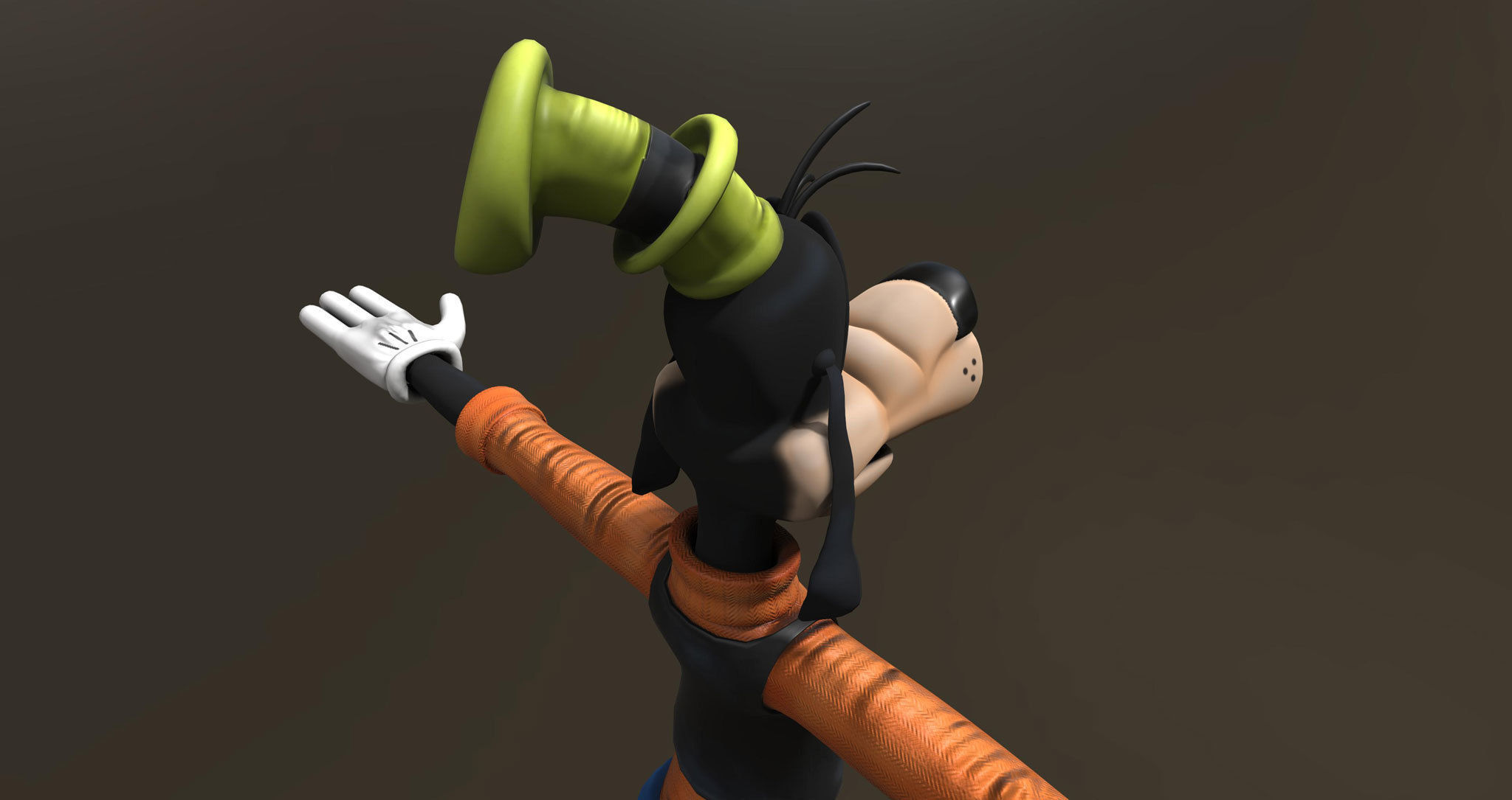 Disneys Goofy 3D model_9