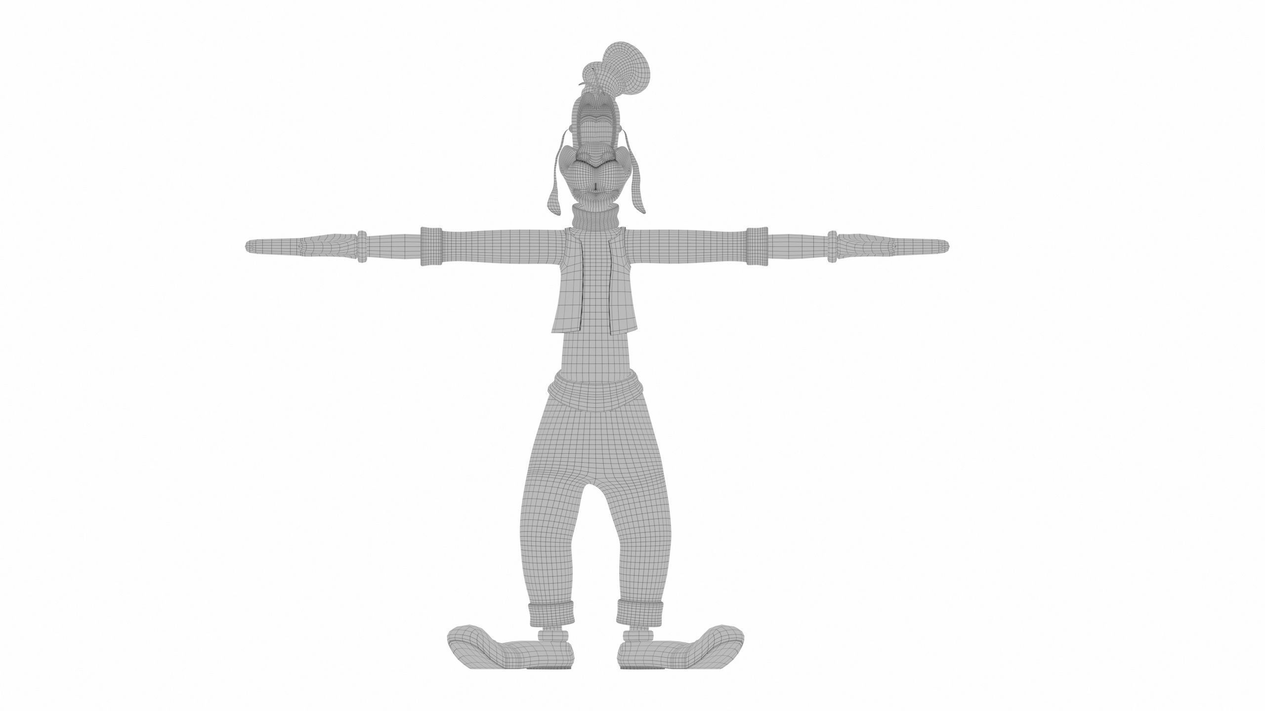 Disneys Goofy 3D model_11
