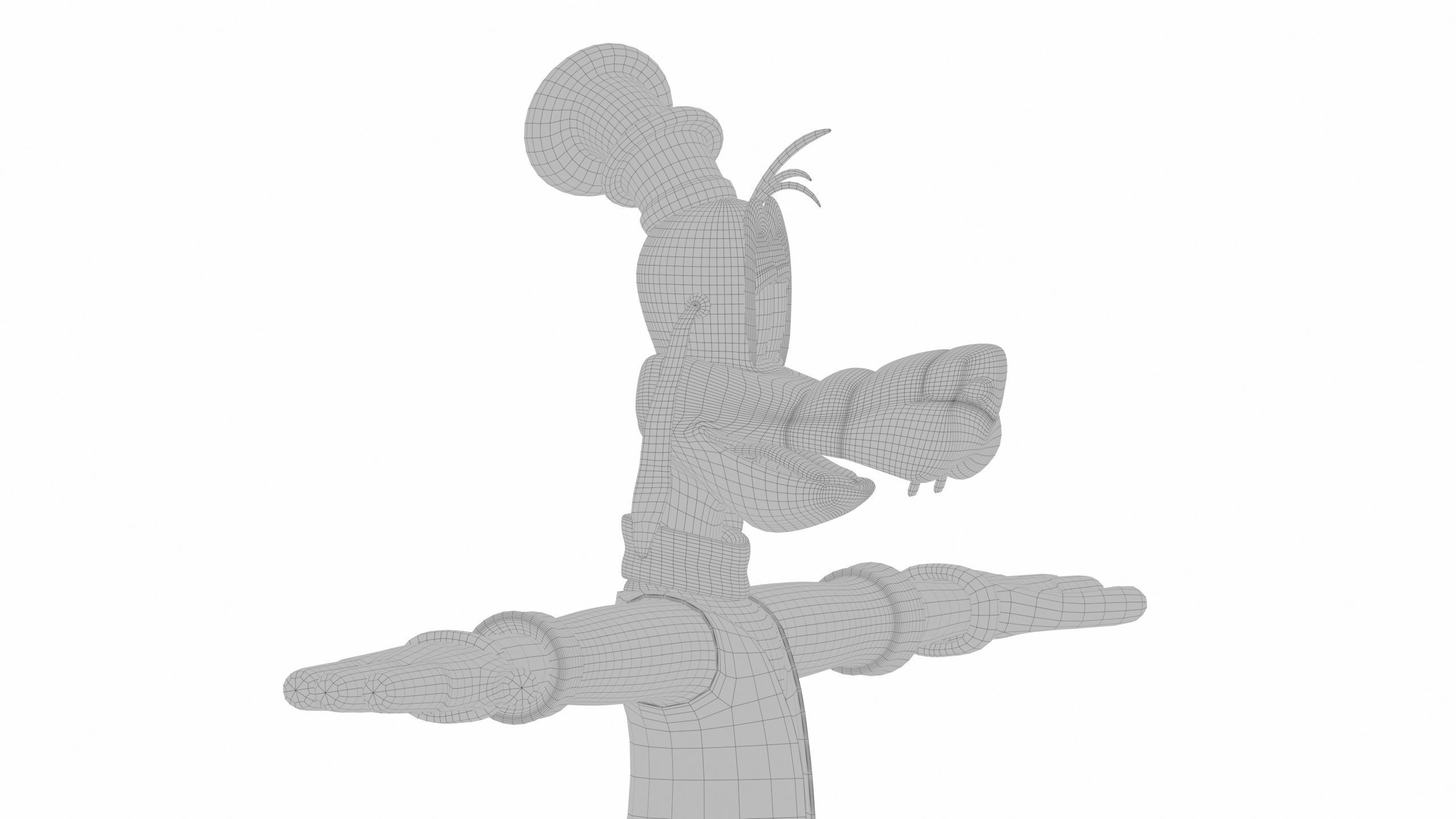 Disneys Goofy 3D model_10