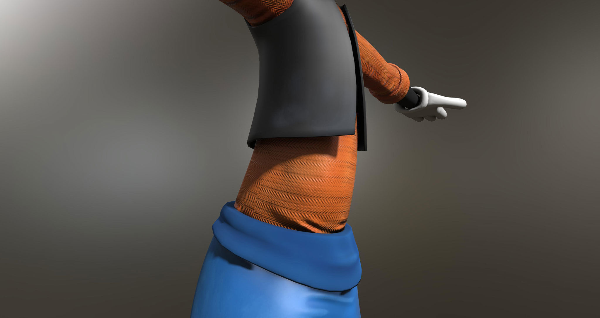 Disneys Goofy 3D model_5