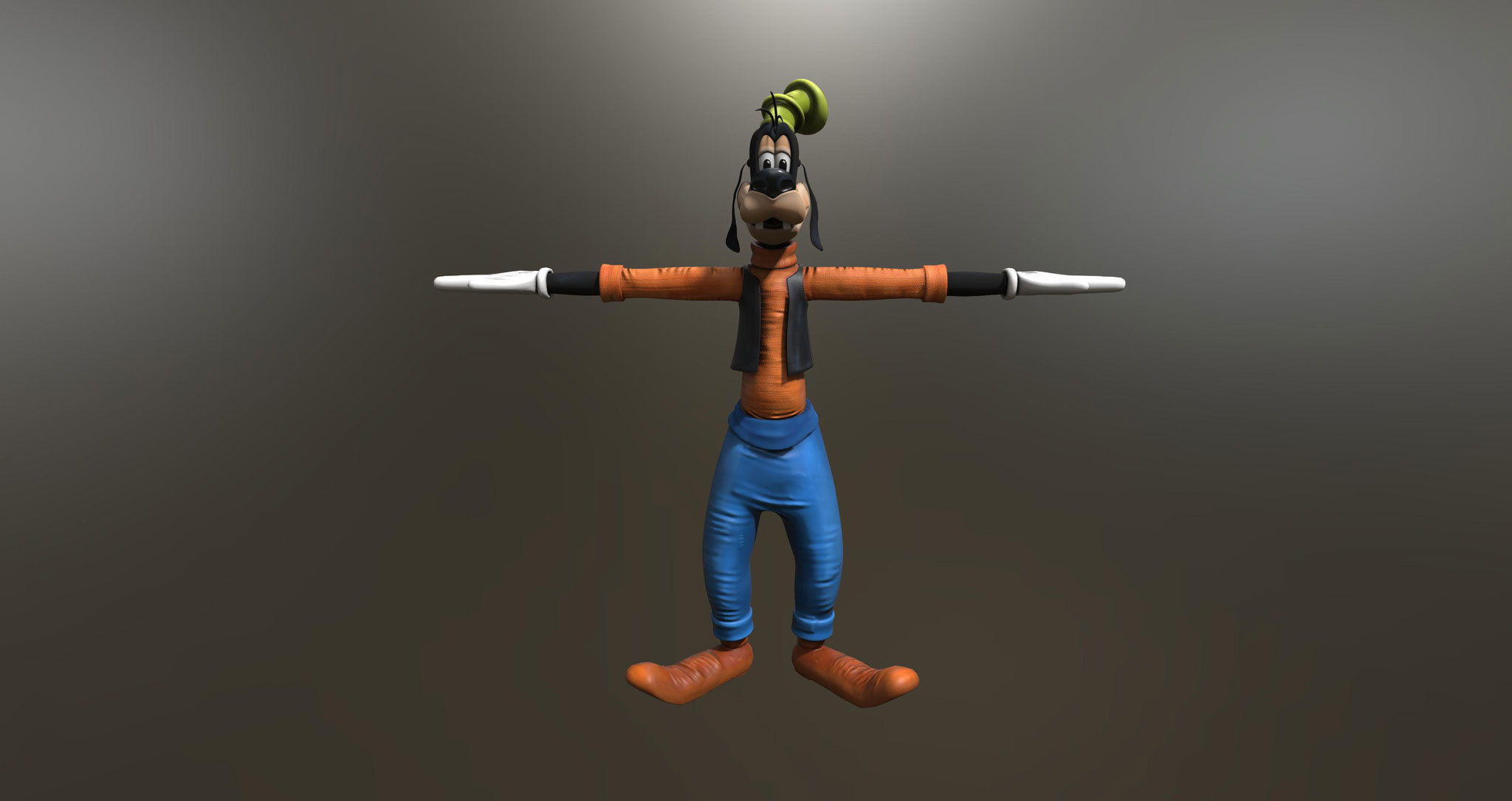 Disneys Goofy 3D model_1