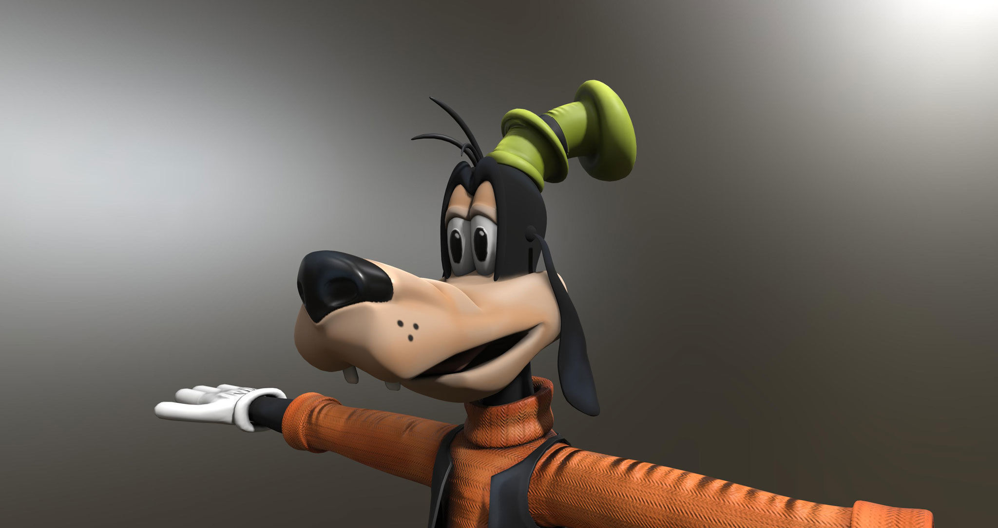 Disneys Goofy 3D model_4