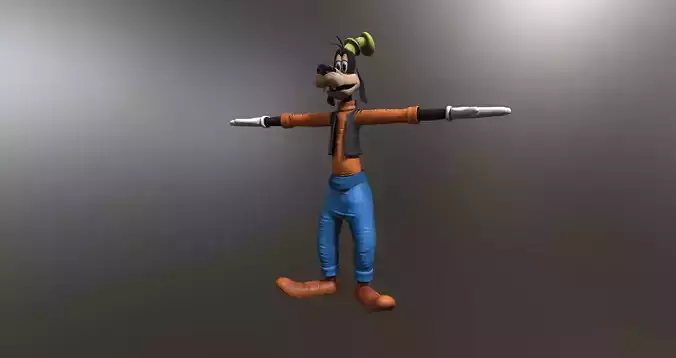 Disneys Goofy 3D model