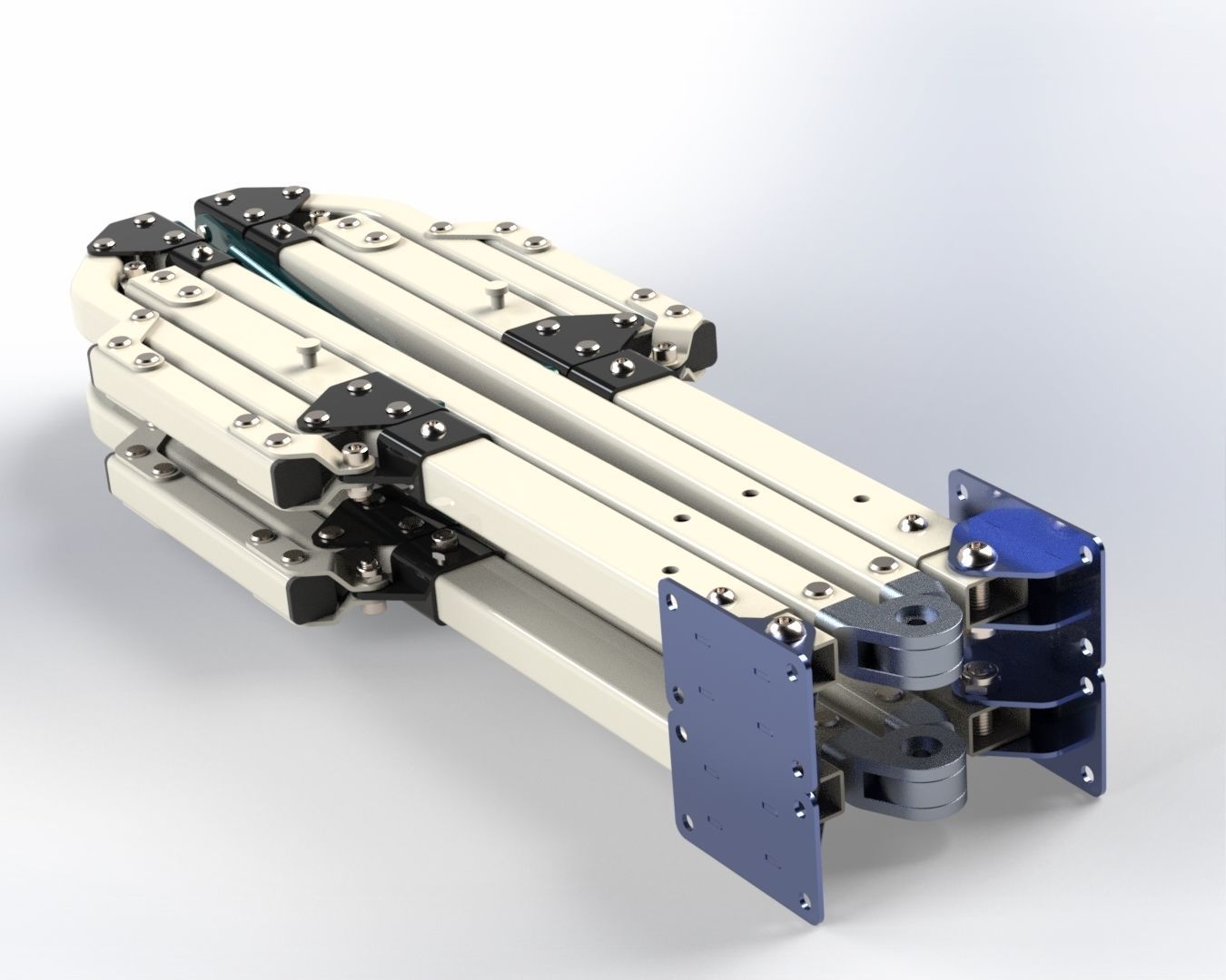 Folding Frame Stand 3D model_4