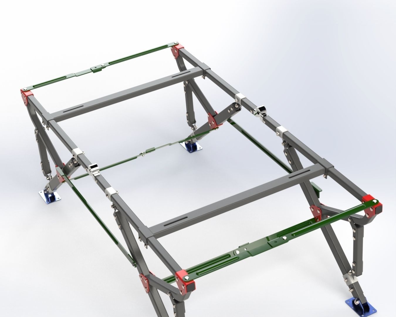 Folding Frame Stand 3D model_13