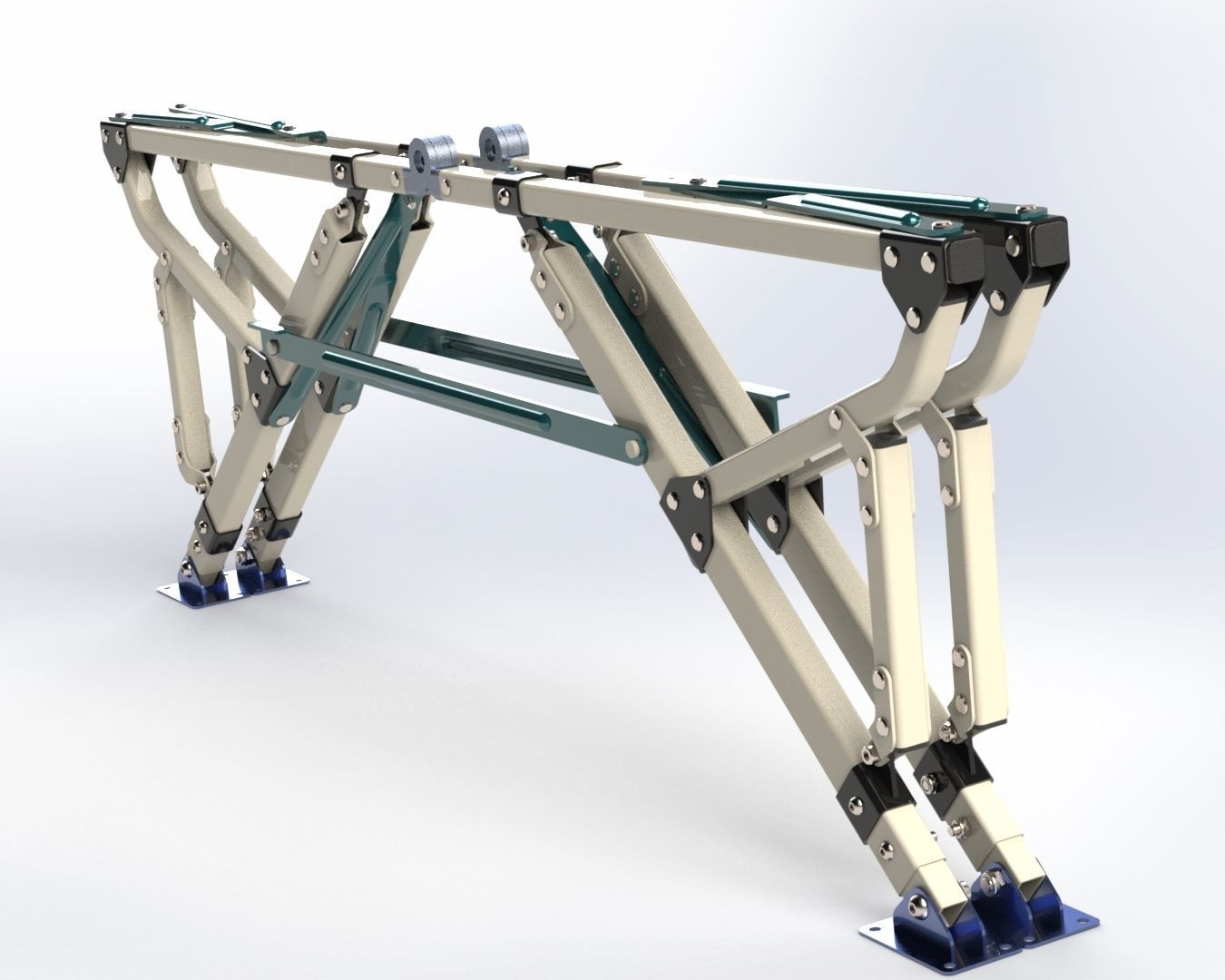 Folding Frame Stand 3D model_8