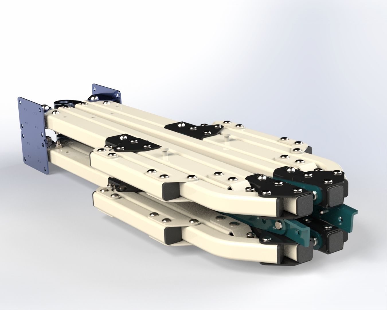 Folding Frame Stand 3D model_5