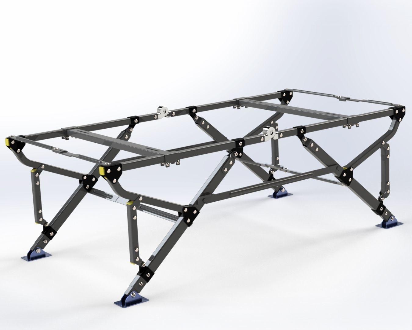 Folding Frame Stand 3D model_17