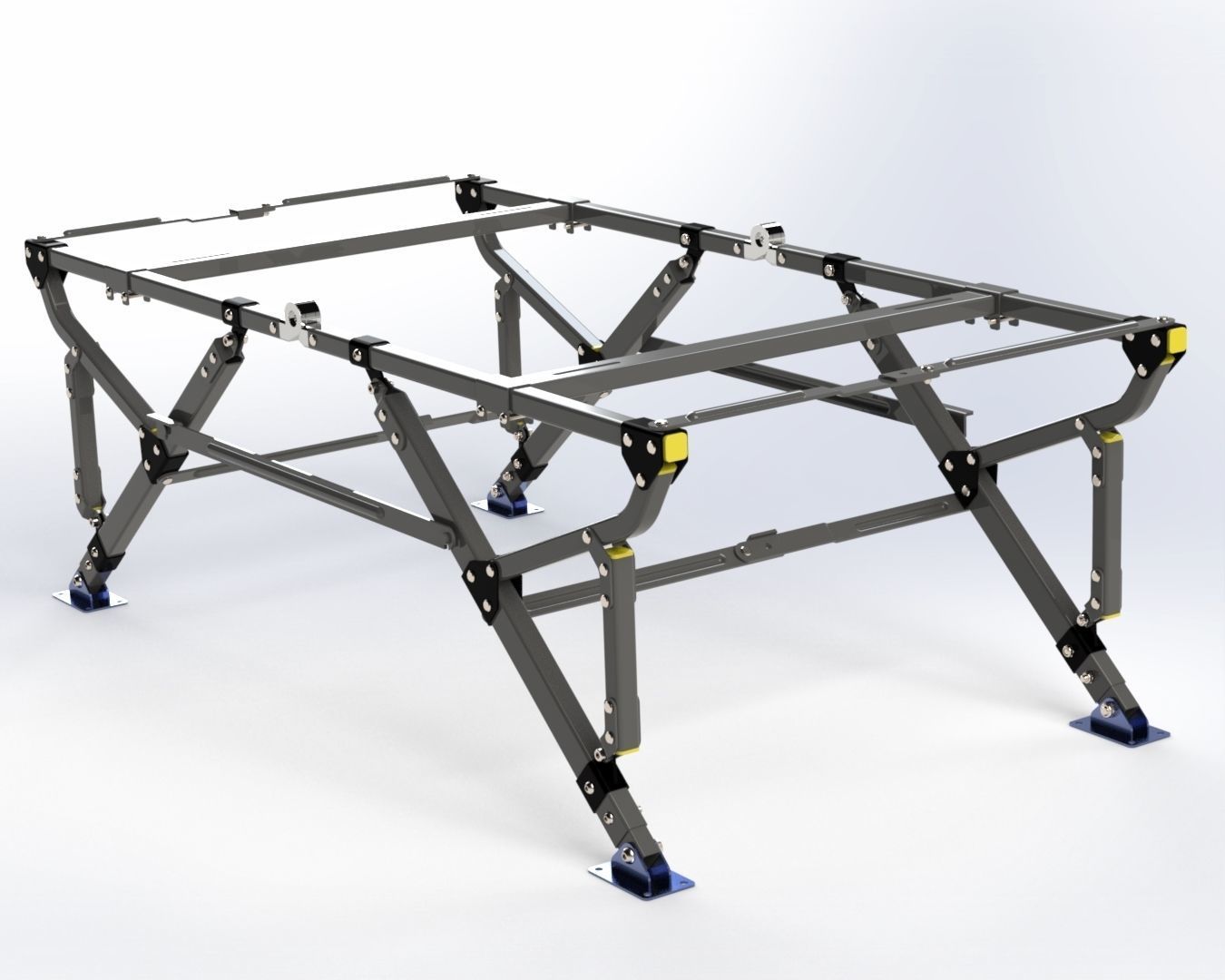 Folding Frame Stand 3D model_1