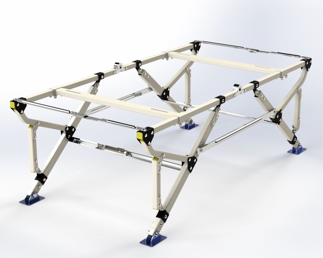 Folding Frame Stand 3D model_14