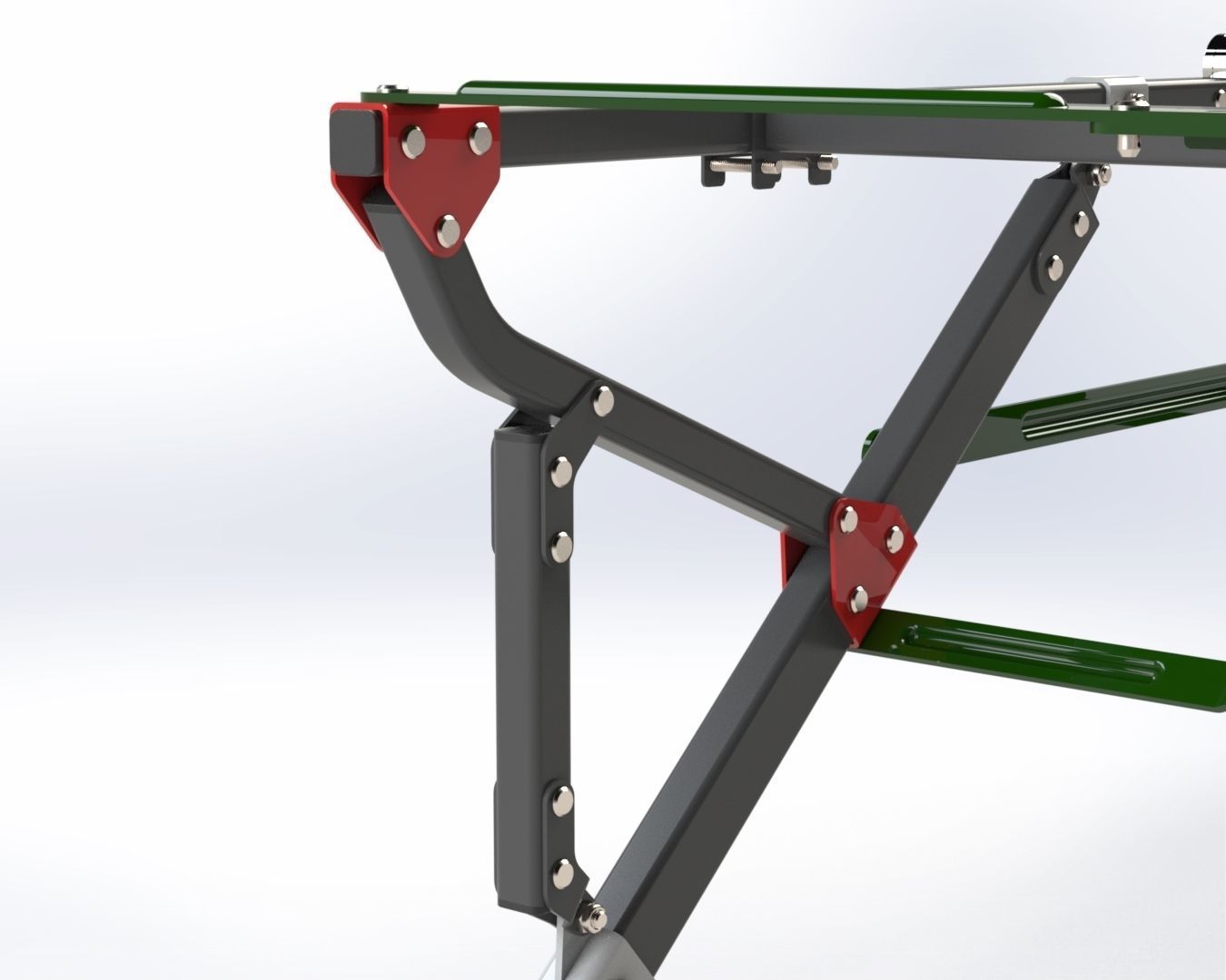 Folding Frame Stand 3D model_10