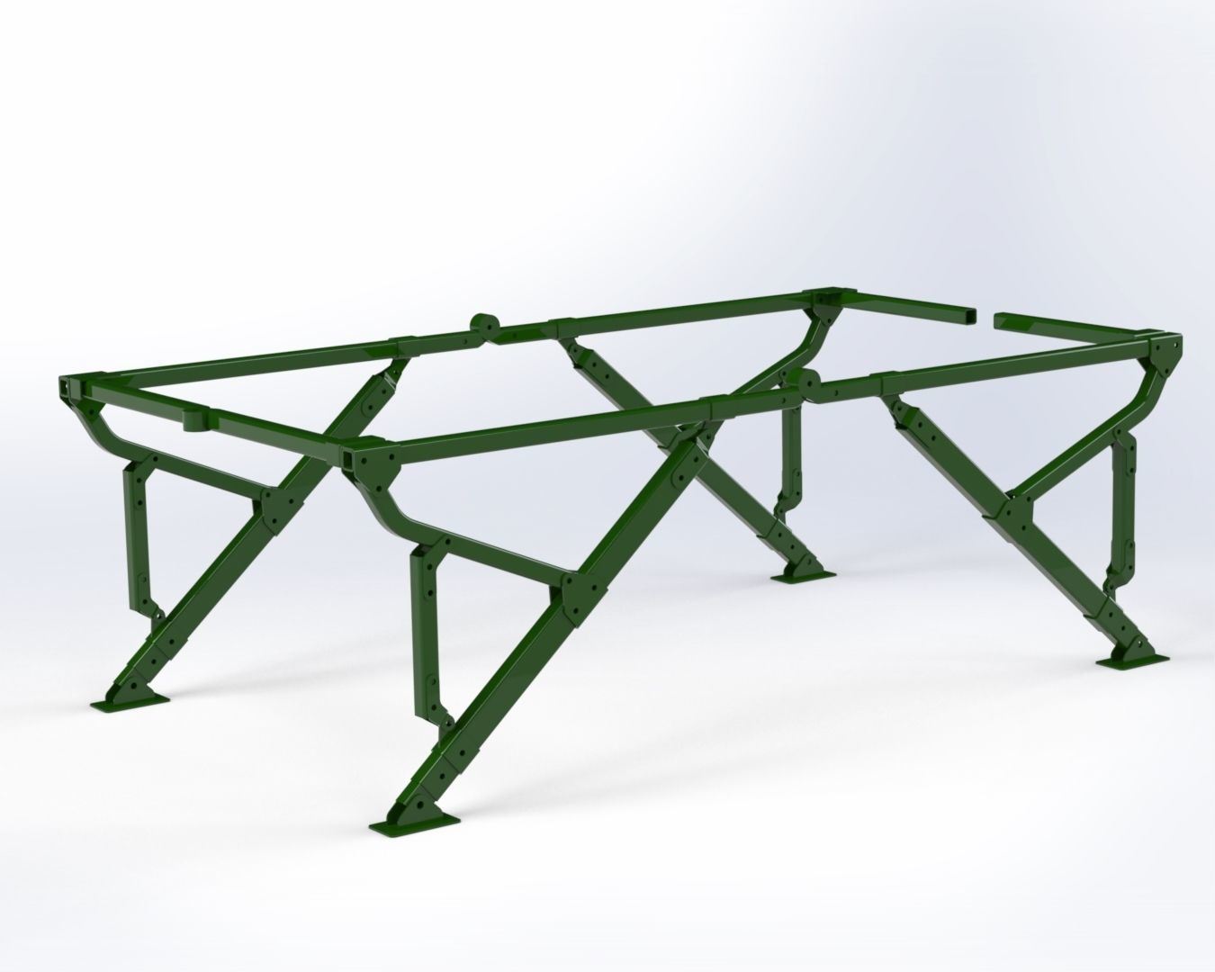 Folding Frame Stand 3D model_16