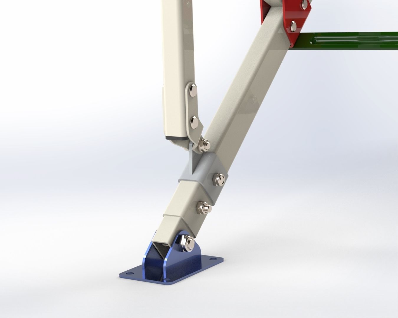 Folding Frame Stand 3D model_9