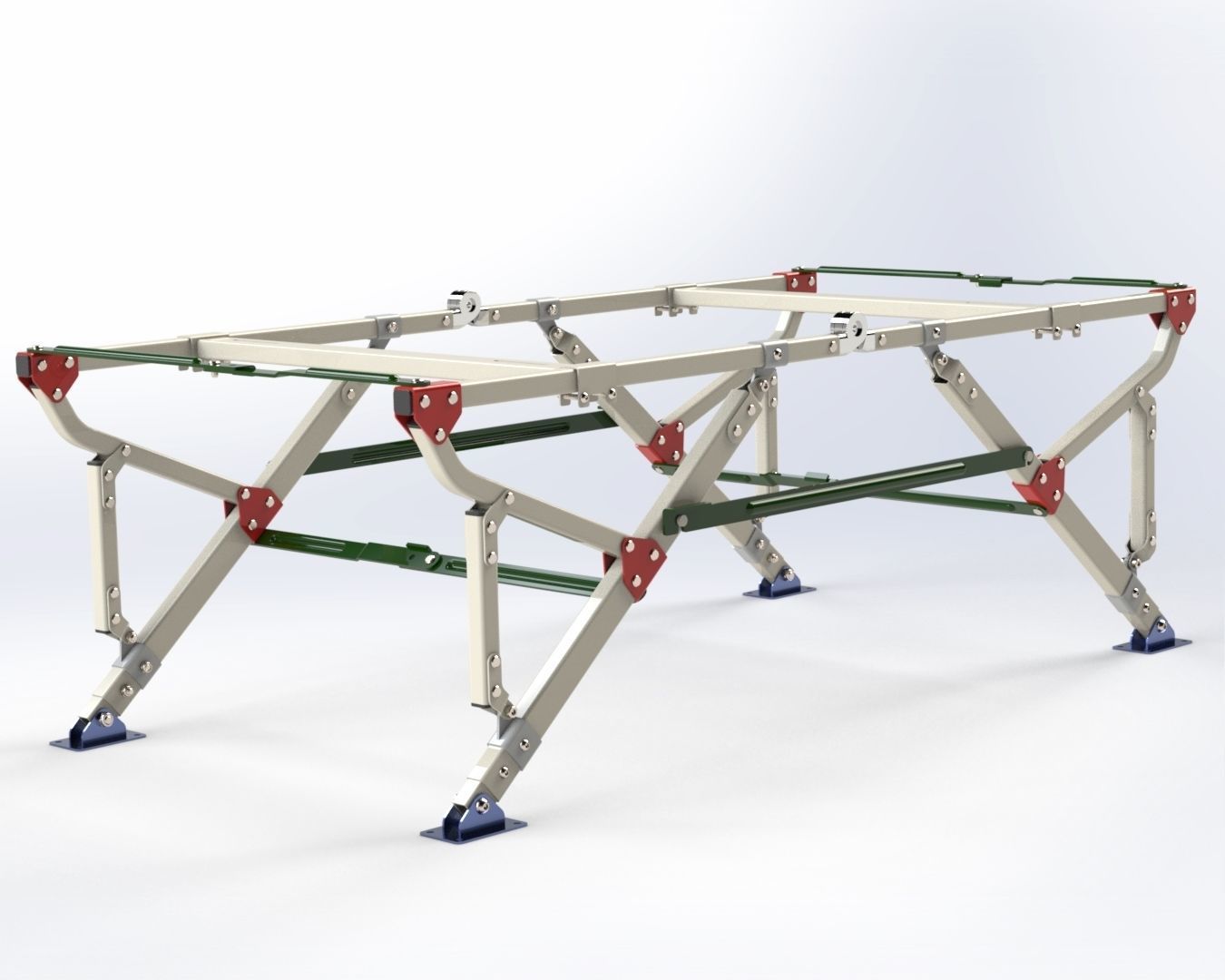 Folding Frame Stand 3D model_15