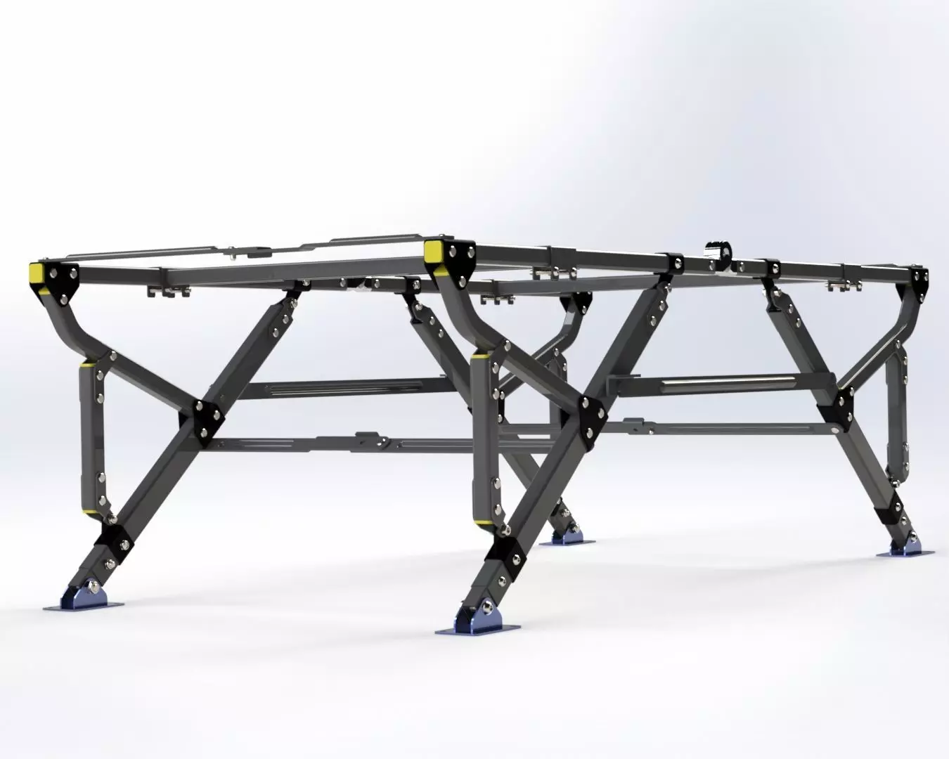 Folding Frame Stand 3D model_0