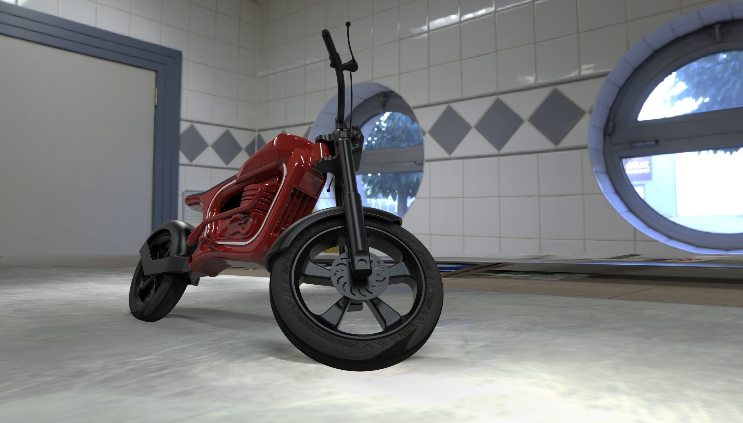 Bike Solidwoks Model 3D model_8