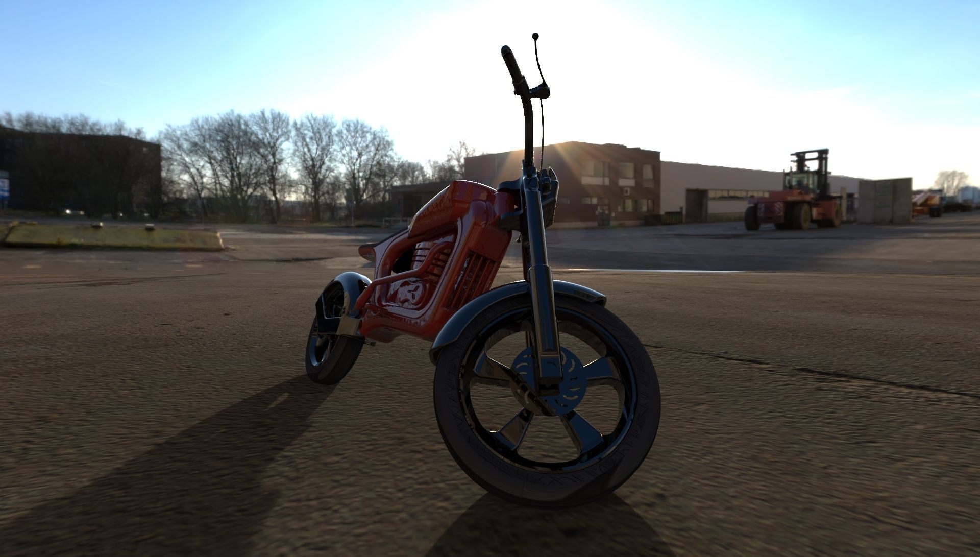 Bike Solidwoks Model 3D model_6