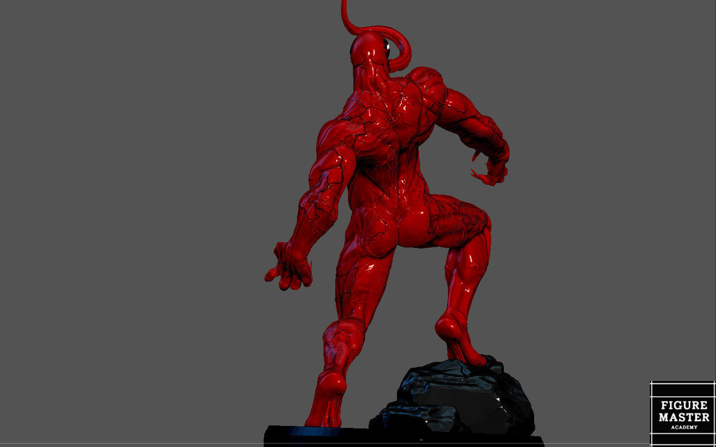 CARNAGE VENOM MOVIE Woody Harrelson STATUE 3D PRINT 3D print model_11