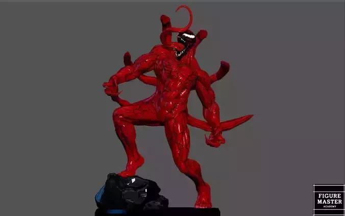 CARNAGE VENOM MOVIE Woody Harrelson STATUE 3D PRINT