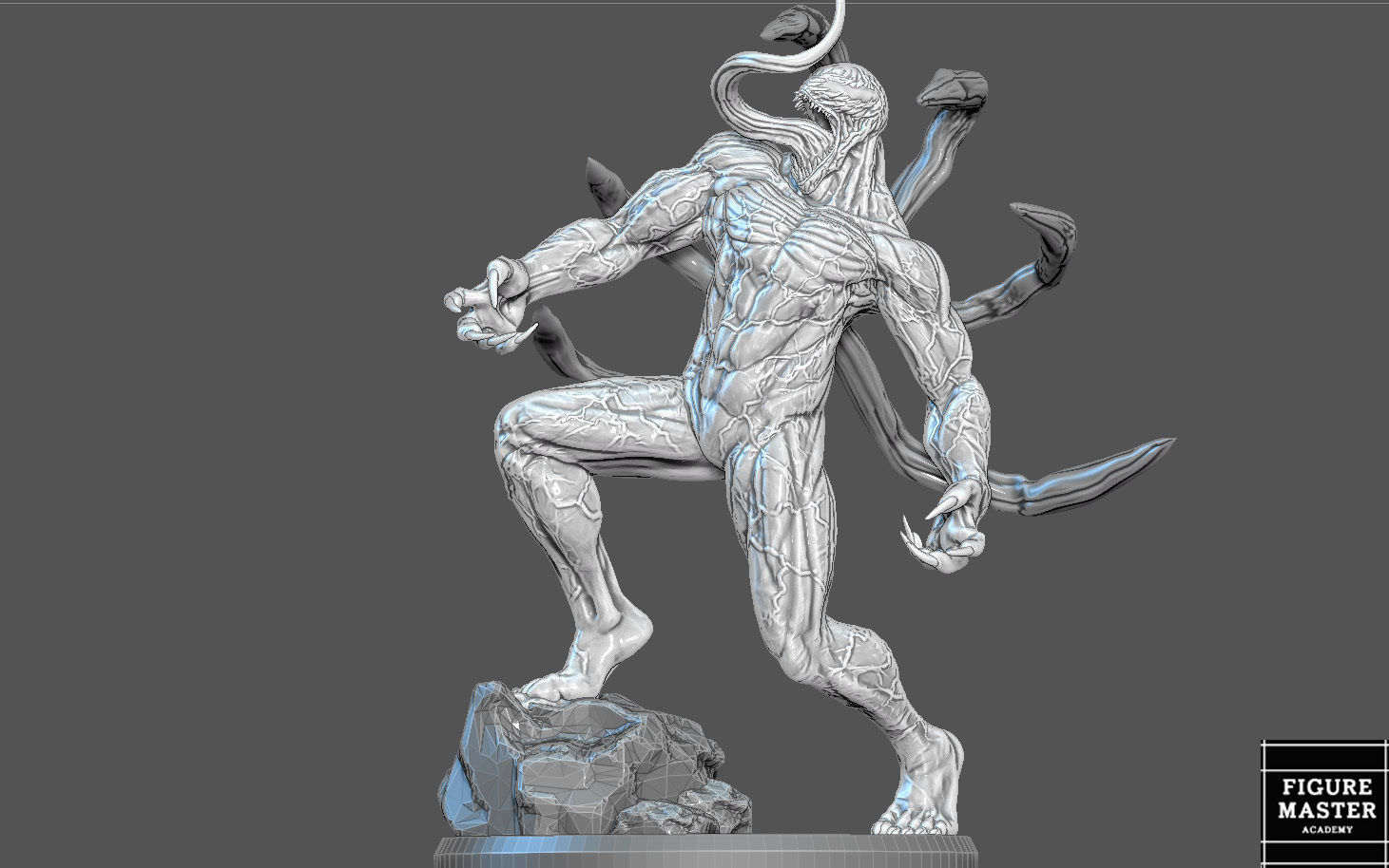 VENOM CARNAGE PACK  MOVIE TOM HARDY Woody Harrelson STATUE 3D print model_40