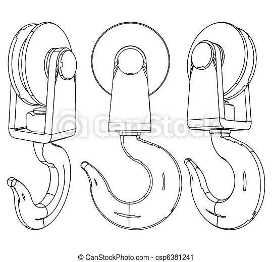 CRANE HOOK 3D model_3