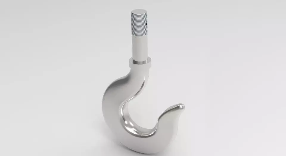 CRANE HOOK 3D model_0