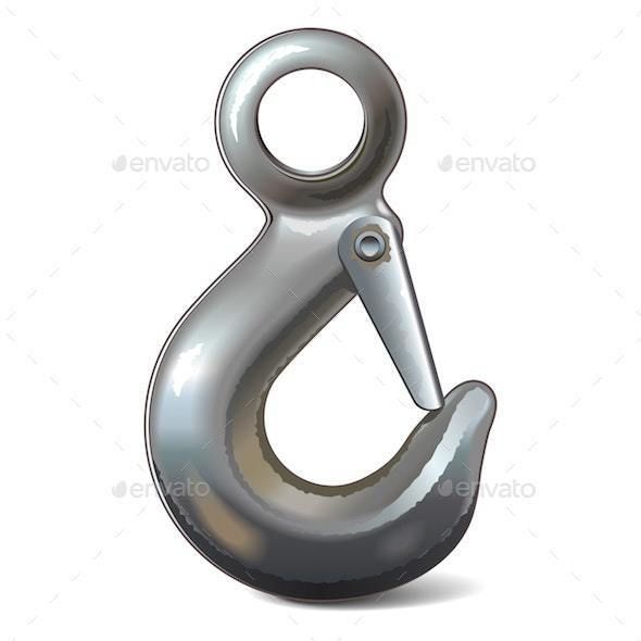 CRANE HOOK 3D model_2
