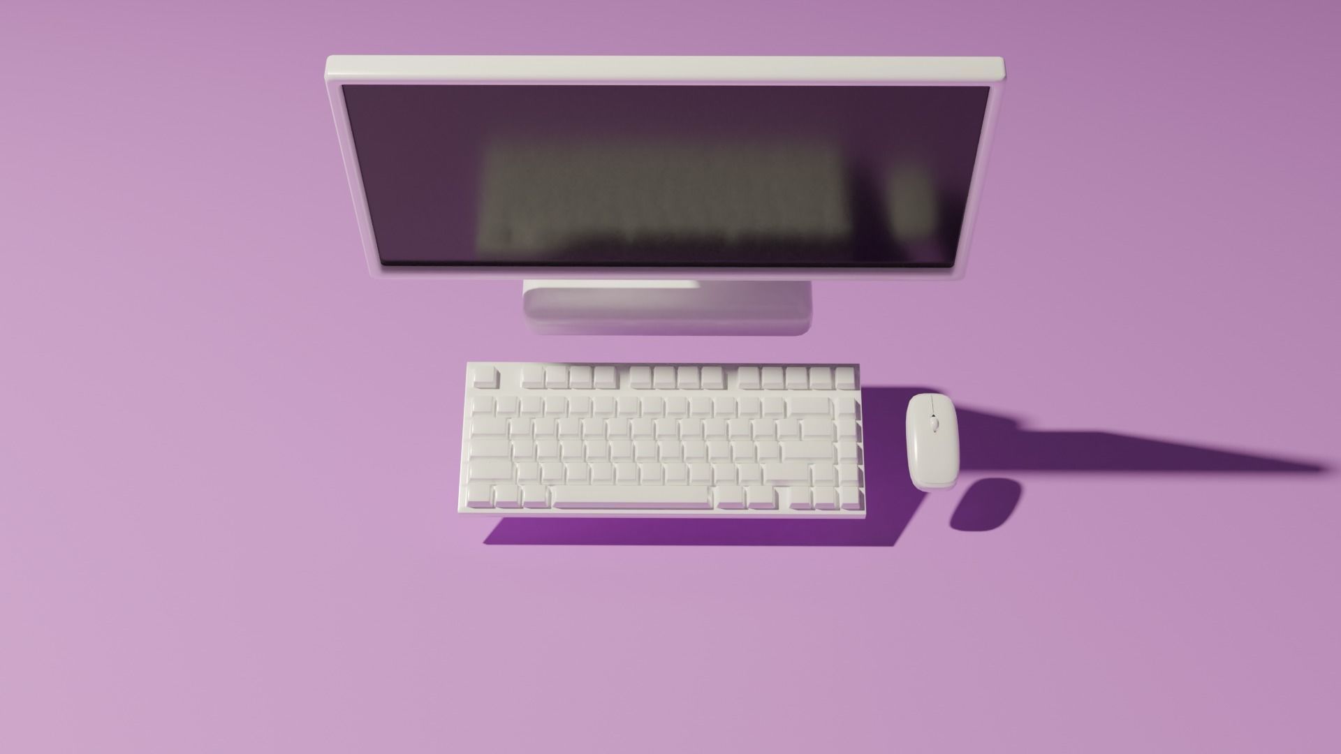 Computer monitor 3D model_7