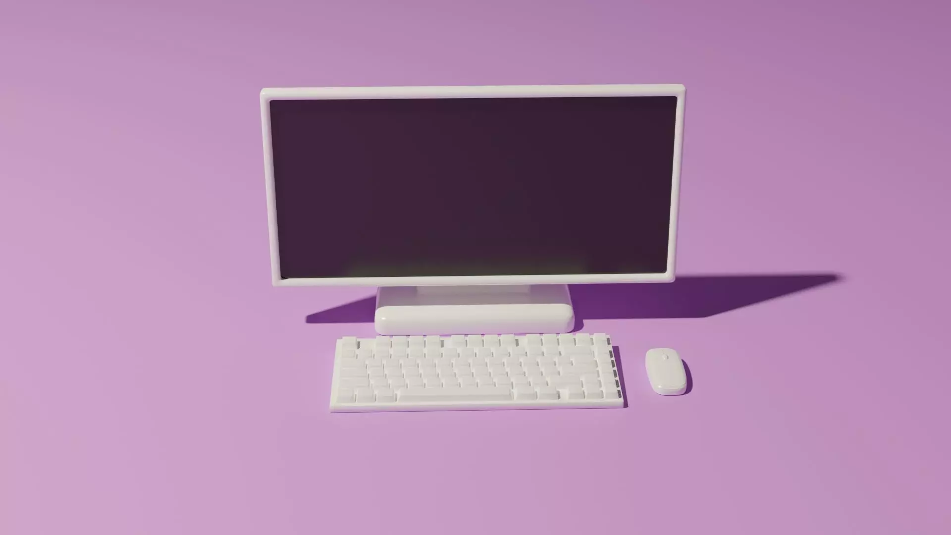 Computer monitor 3D model_0