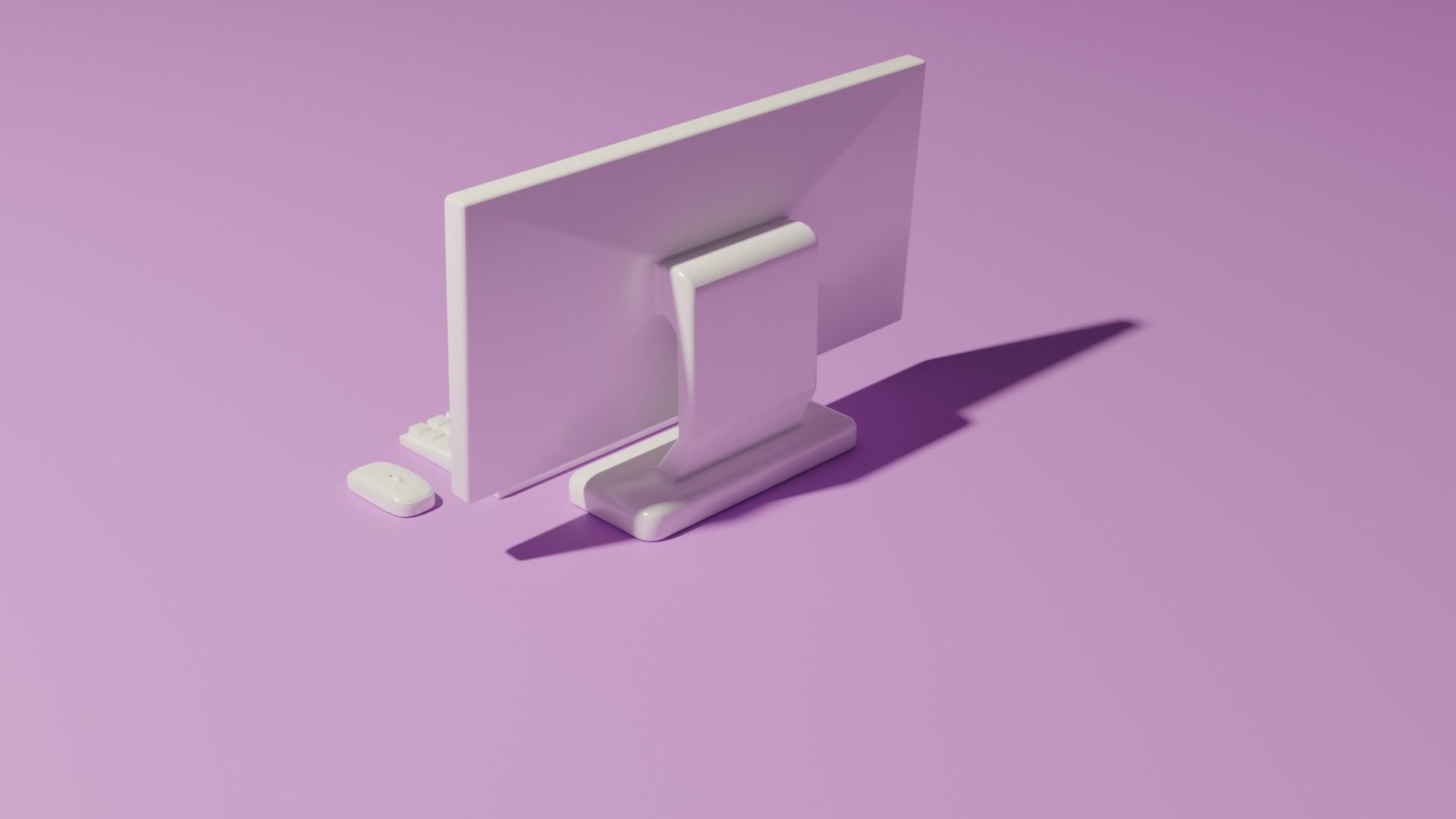 Computer monitor 3D model_3