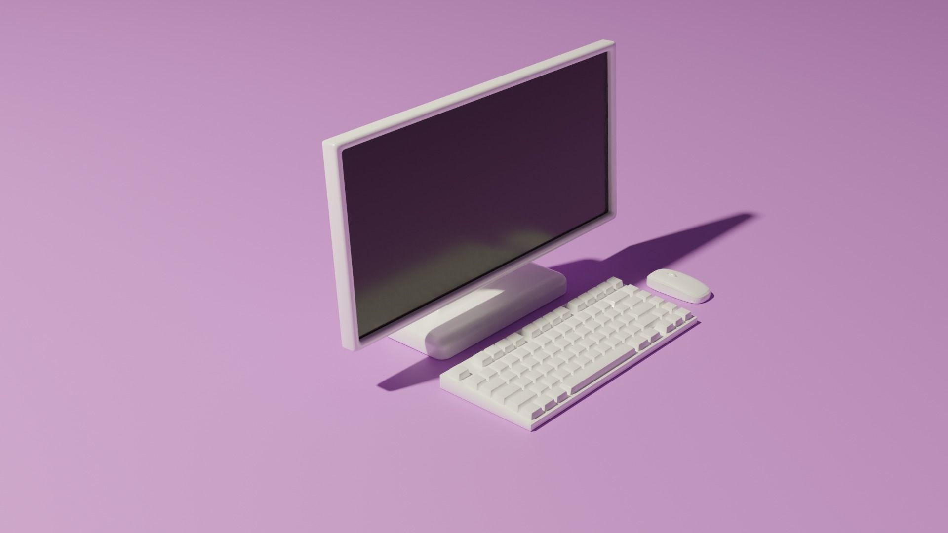 Computer monitor 3D model_6
