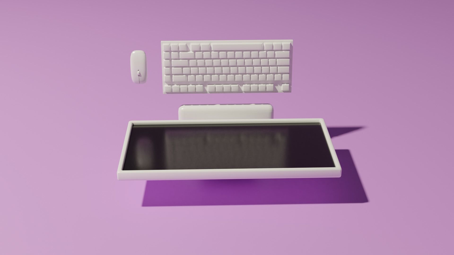 Computer monitor 3D model_9