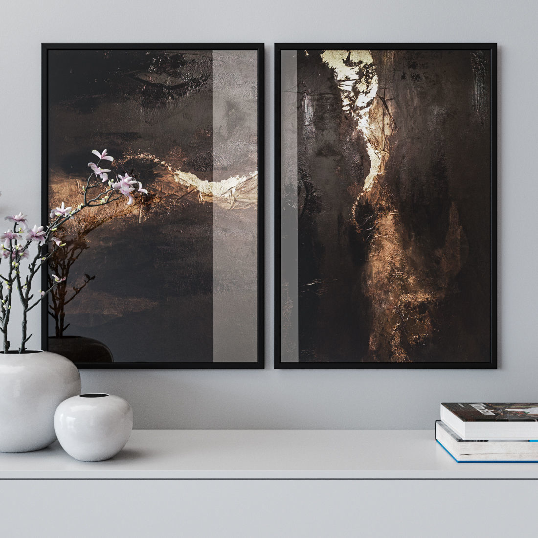 Photo Frames Set 421 3D model_1