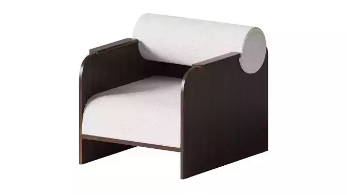 June Lounge Chair - Crump and Kwash 3D model