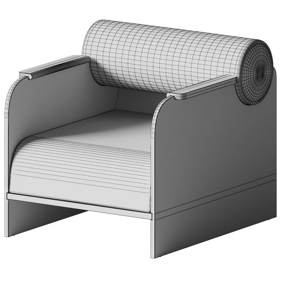 June Lounge Chair - Crump and Kwash 3D model_2