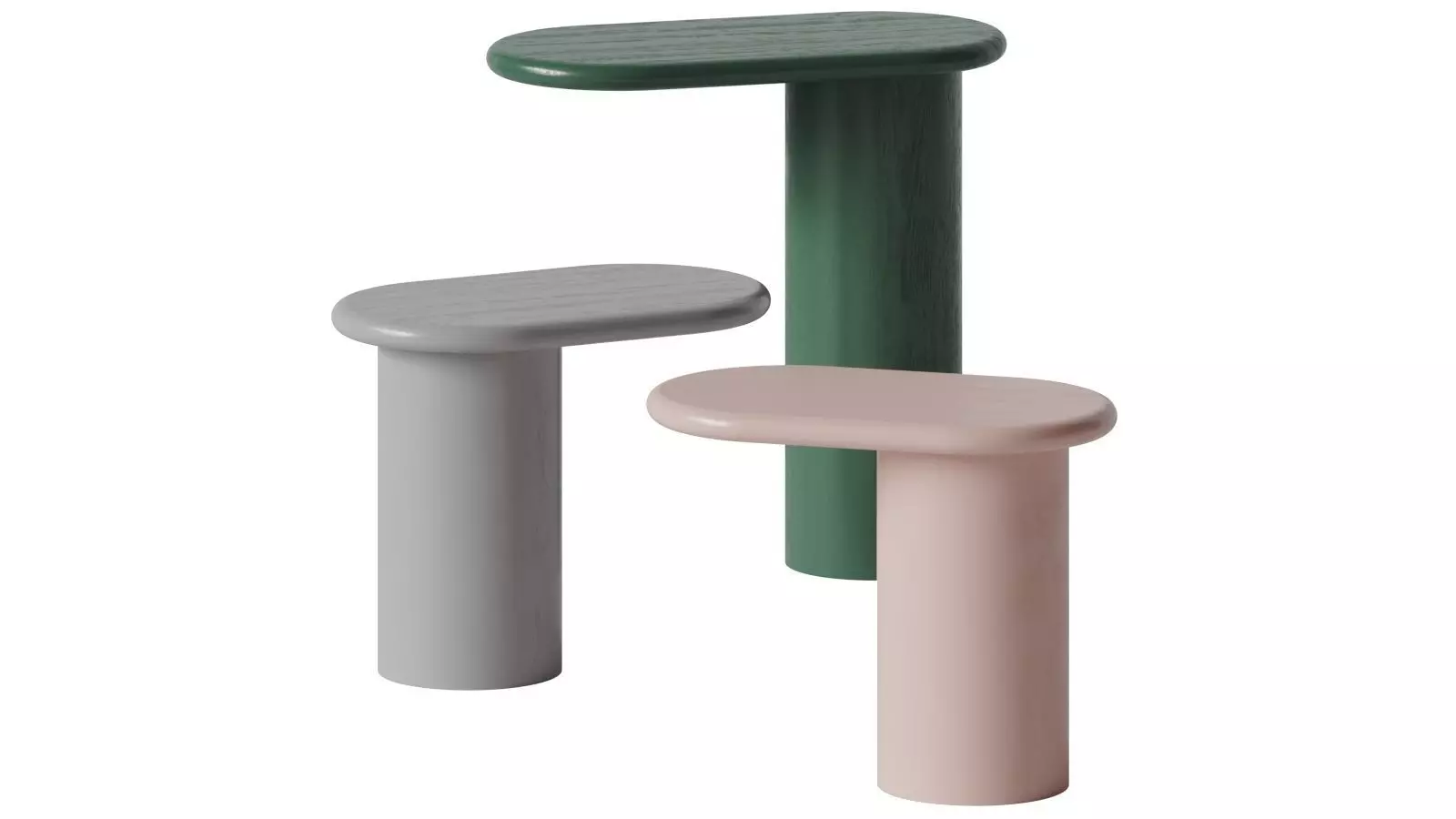 CANTILEVER SIDE TABLE - Monologue London 3D model_0