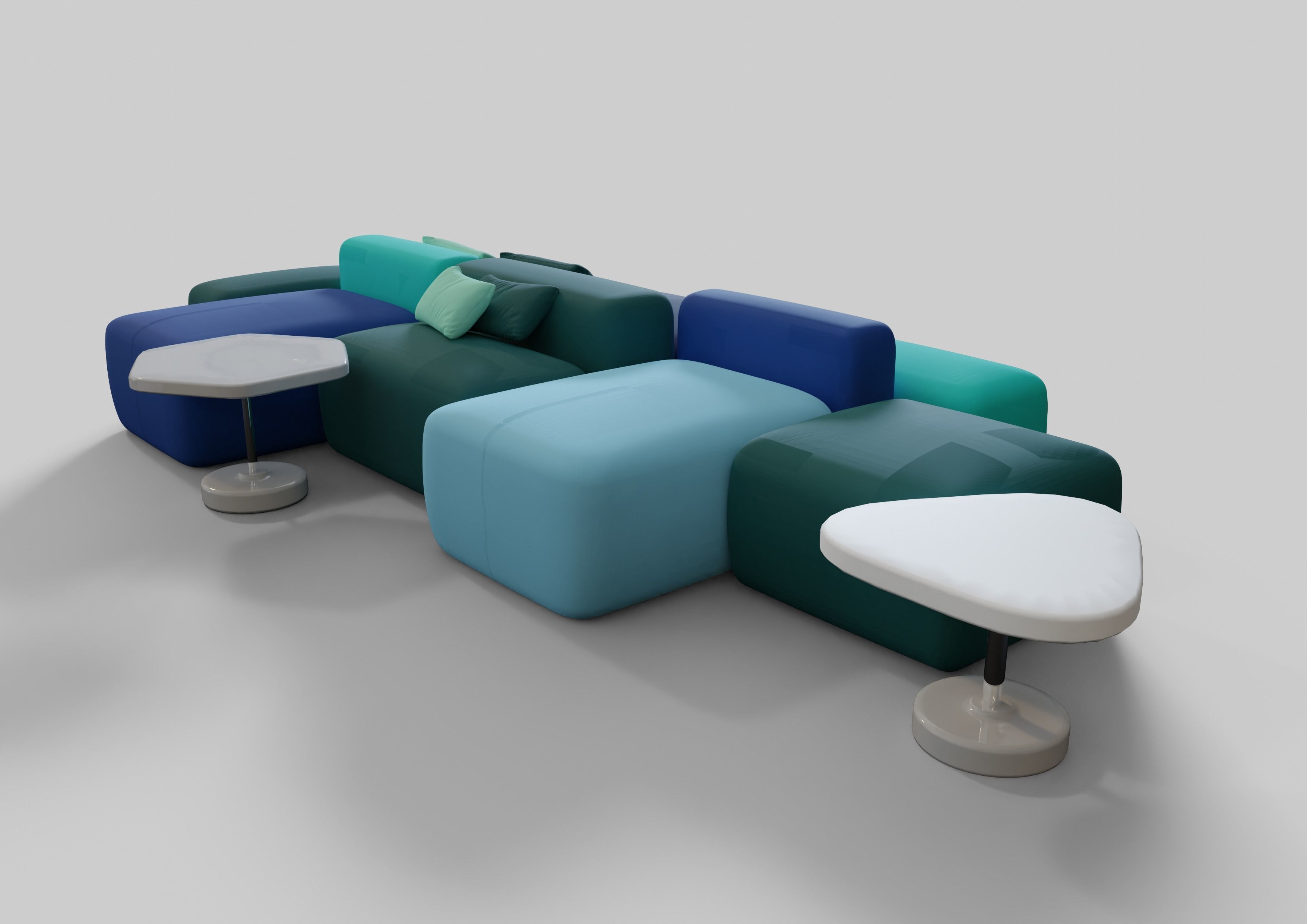 Plus Modular sofa 3D model_1
