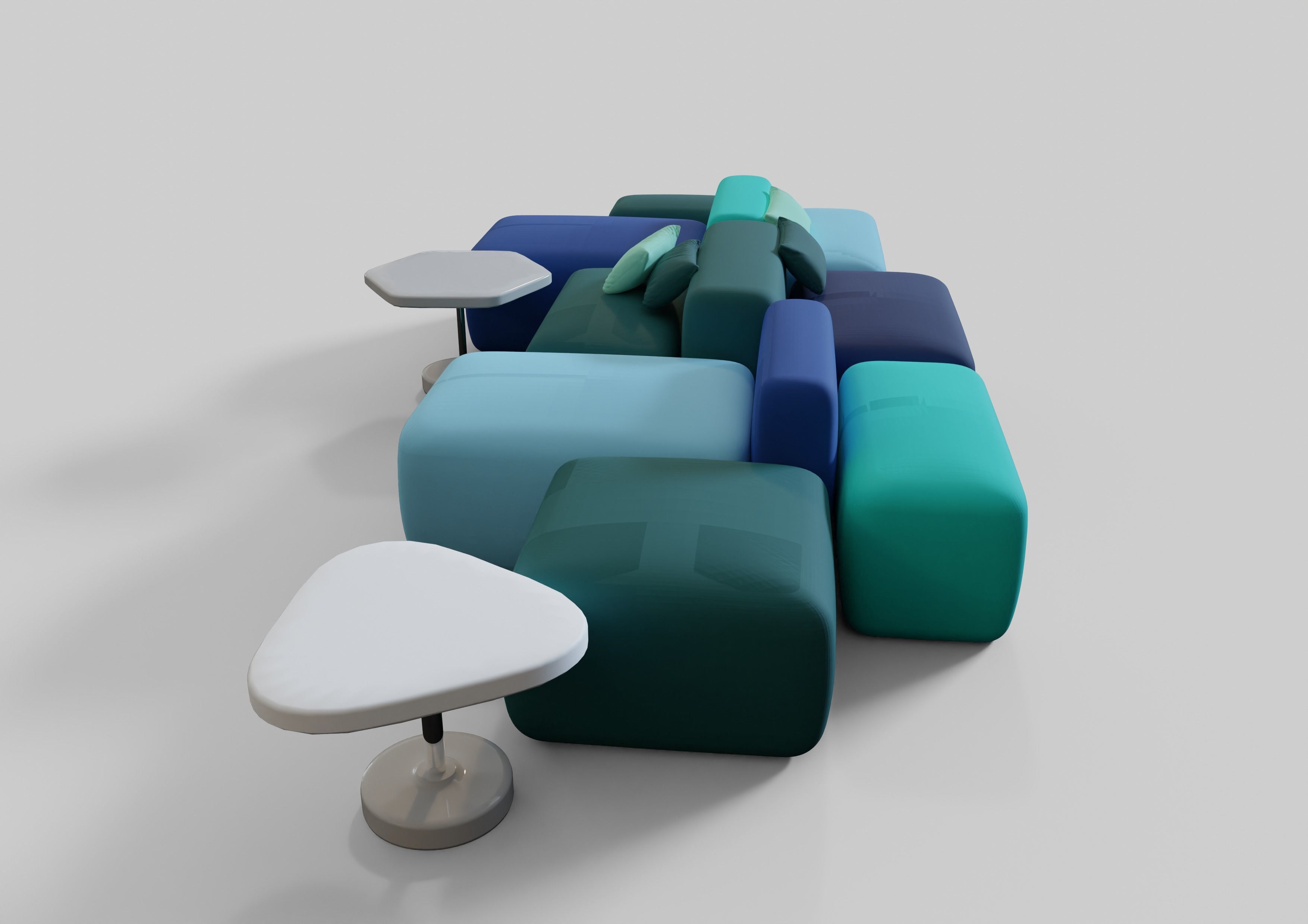 Plus Modular sofa 3D model_4